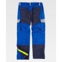 Pantalone tricolore con rinforzi
