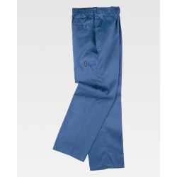 Pantaloni dritti con due linguette laterali aperte