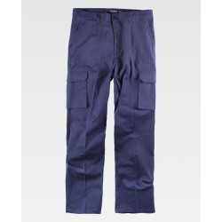Pantalone cargo in tessuto elasticizzato