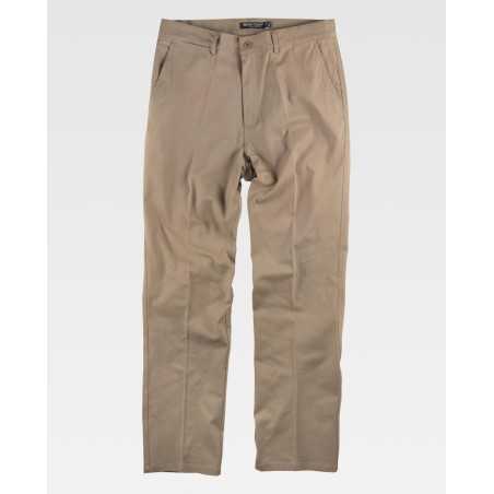 Pantaloni tipo 'chino' in tessuto elasticizzato.