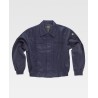 Giubbotto in cotone ignifugo con collo a camicia