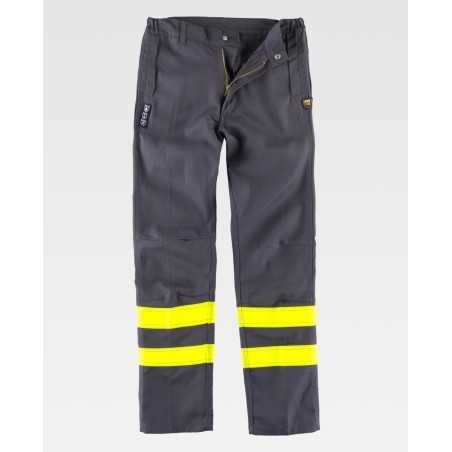Pantalone per saldatura, ignifugo e antistatico