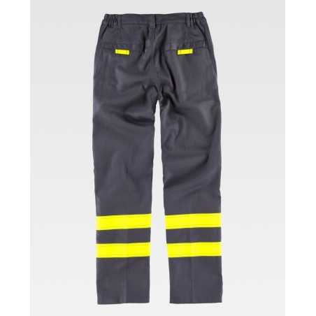 Pantalone per saldatura, ignifugo e antistatico