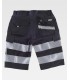 Pantalone corto con bande riflettente segmentate