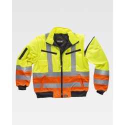 Gilet estivale combinato con bande riflettente