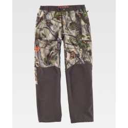 Pantaloni Workshell abbinati a dettagli vegetali