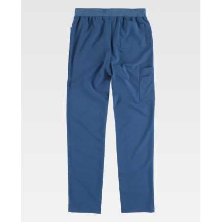 Pantaloni con tessuto elastico