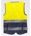 Gilet combinato con bande riflettenti segmentate personalizzate
