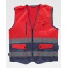 Gilet combinato con bande riflettenti segmentate personalizzate