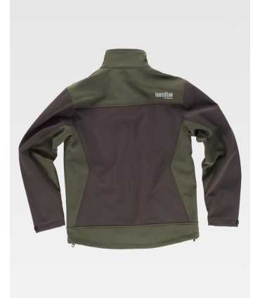 Giacca Workshell abbinata a sproni