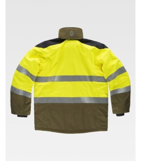 Parka da lavoro tessuto ignifugo