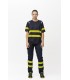 Pantalone slim con bande rifrangenti