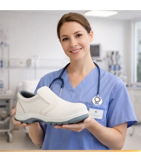 Scarpe Bianche defaticanti e antiscivolo per Infermieri