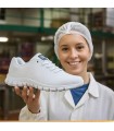 Scarpe bianche antiscivolo per aziende alimentari